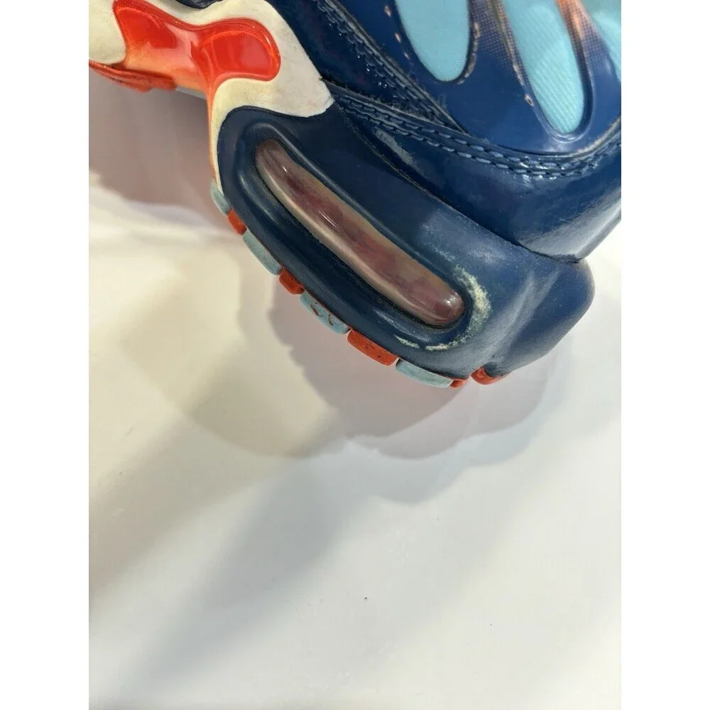 Nike Air Max Plus GS SWOOSH CHAIN Blue Orange White CQ4816 400 GS Sz 5.0Y
